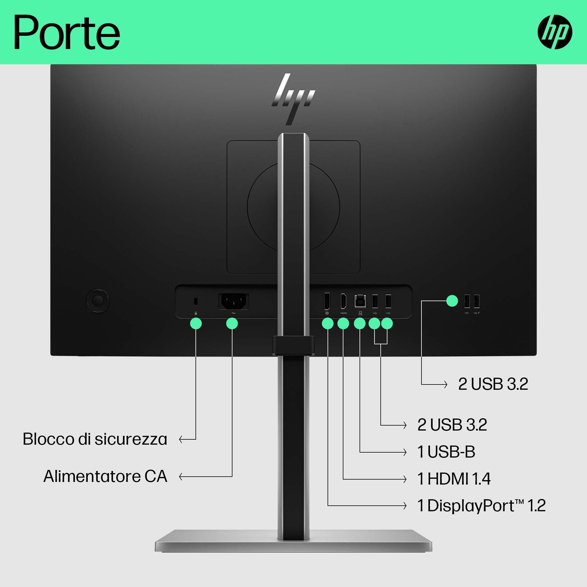 HP E-Series E22 G5 FHD Monitor. Display diagonal: 54.6 cm (21.5"), HD type: Full HD, Display technology: LCD, Display surf