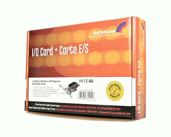 StarTech.com 2 Port SATA II and 2 Port IDE PCI Express Controller Card – image 7