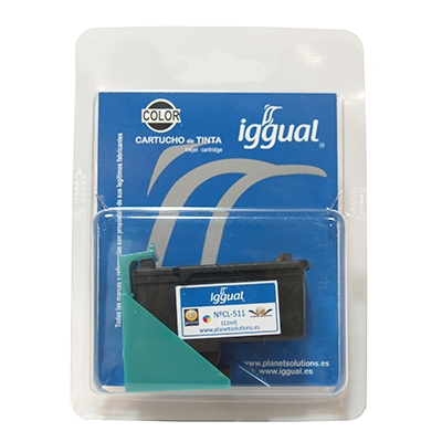 iggual PSICL511 ink cartridge Cyan, Magenta, Yellow – image 1