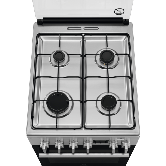 Electrolux LKK564201X Freestanding cooker Electric/Gas Gas Stainless steel – image 3