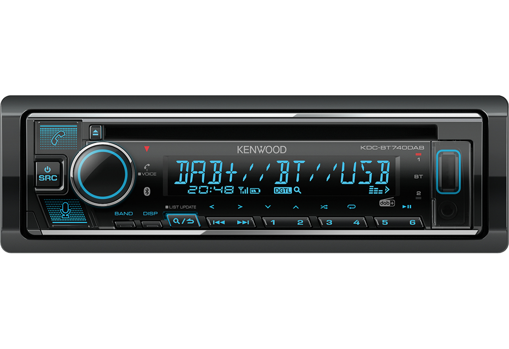 Kenwood KDC-BT740DAB car media receiver Black – image 1