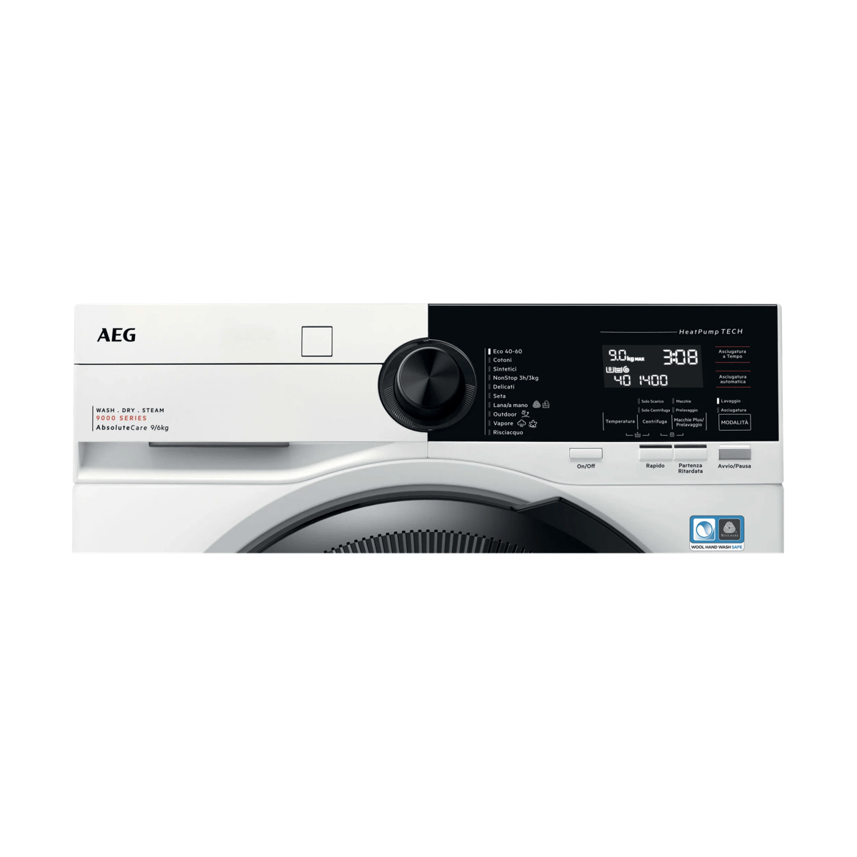 AEG Series 9000 LWR9E964MB washer dryer Freestanding Front-load White – image 8