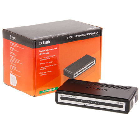 D-Link DES-1008A network switch Unmanaged L3 Black – image 3