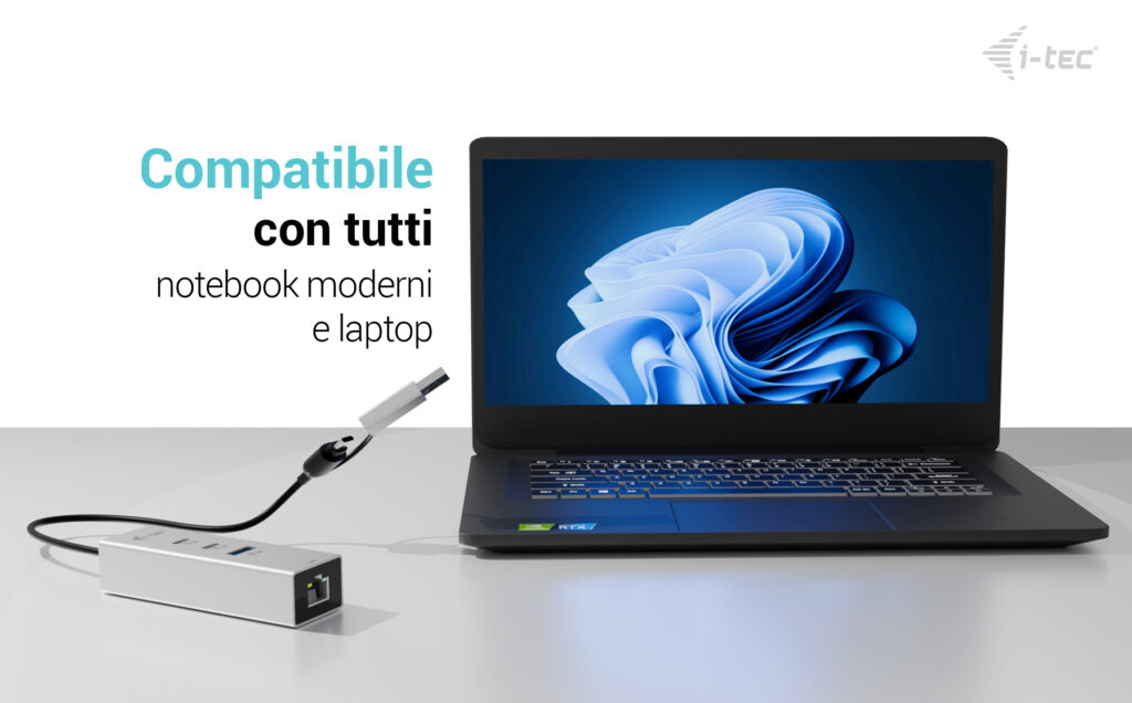 i-tec USB-C/USB-A Metal HUB 3 (2x USB-C, 1x USB-A) Port + 2.5GLAN – image 8