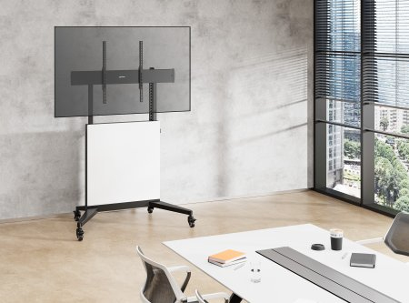 Manhattan Trolley Mount Stand for TV & Monitors (tool free height adjust), For screens:60" to – image 2