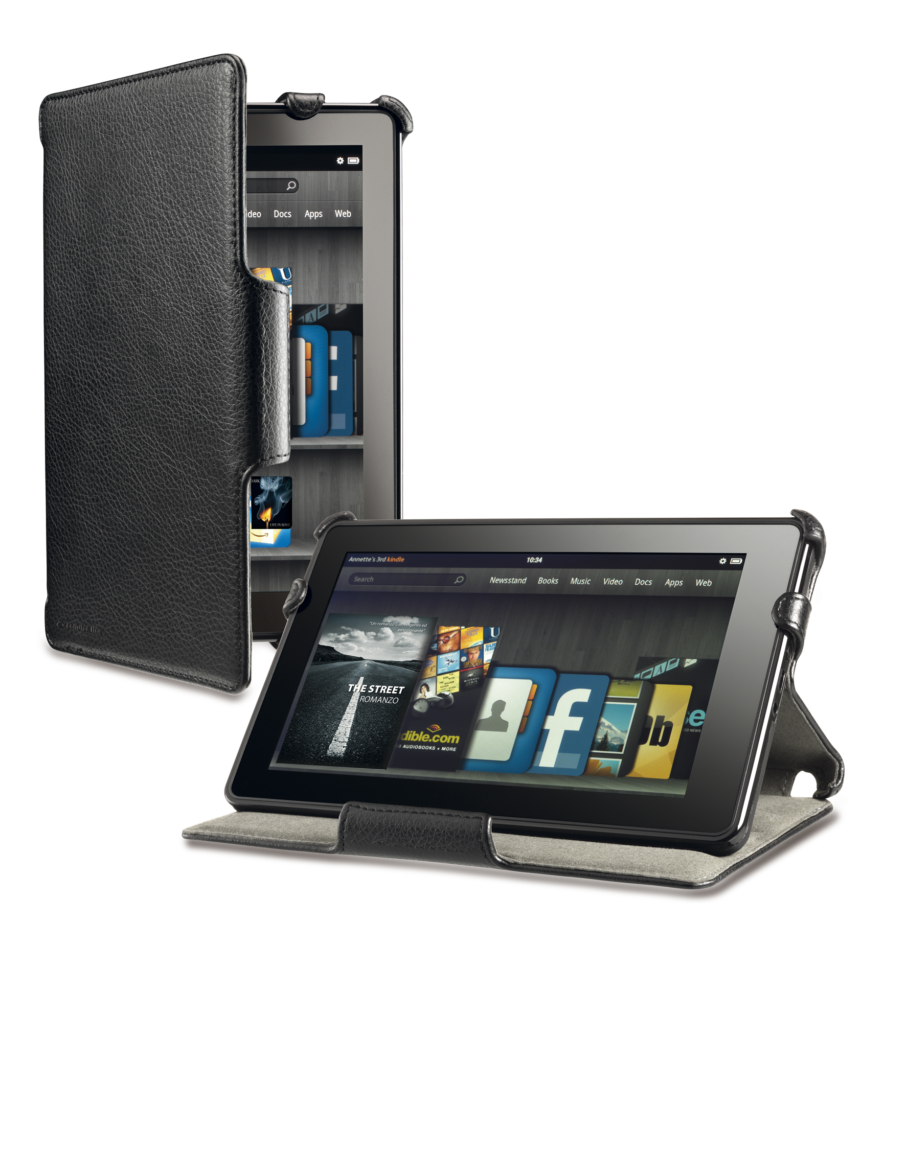 Cellularline VISIONKINDLEFIREBK tablet case Folio Black – image 2