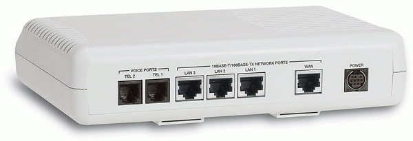 Allied Telesis Residential gateway, 3x 10/100TX LAN, 2x FXS, 1x 100FX LH dual fiber WAN port – image 2