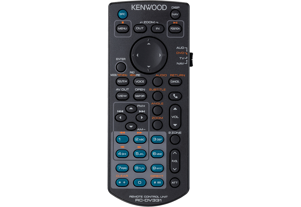 Kenwood KNA-RCDV331 remote control IR Wireless Press buttons