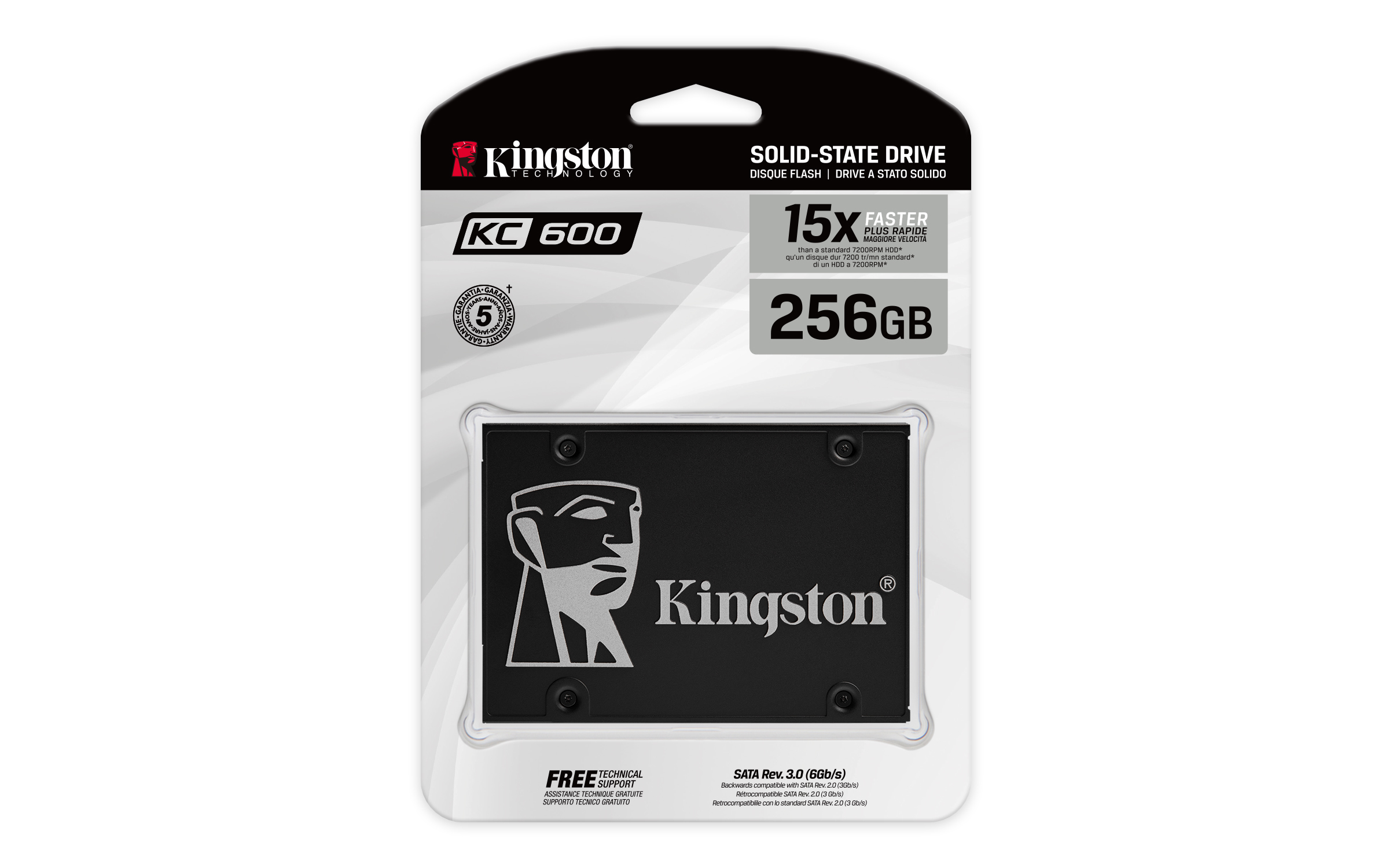 Unidad De Estado Sólido Kingston Kc600 2.5p 256Gb Sata 3 - SKC600/256G Unidad De Estado Sólido Kingston Kc600 2.5p 256Gb Sata 3 - SKC600/256G