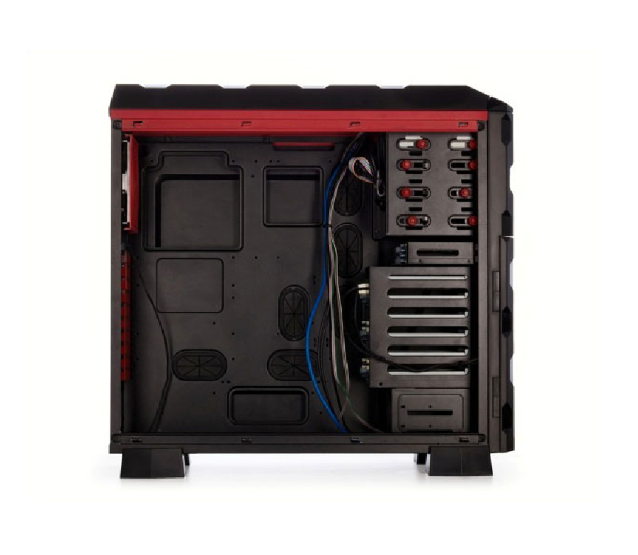 itek ITA1068 computer case Full Tower Black, Red image 3