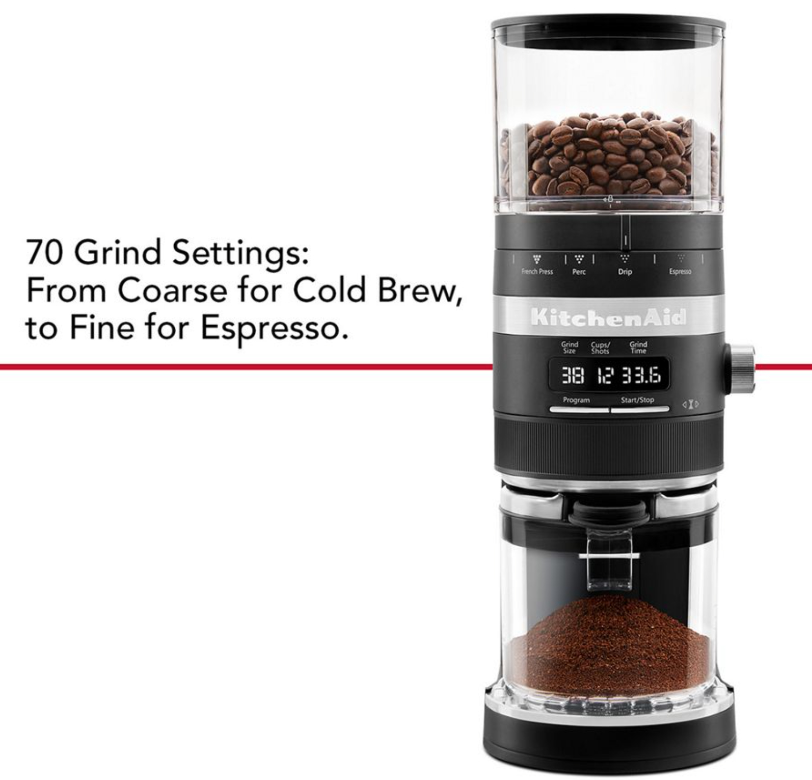 KitchenAid KCG8433BM coffee grinder – image 2