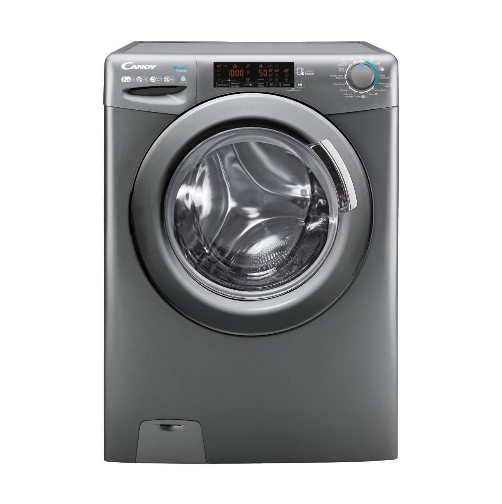 Candy Smart Inverter CSWS475TWMRRE-47 washer dryer Freestanding Front-load Anthracite