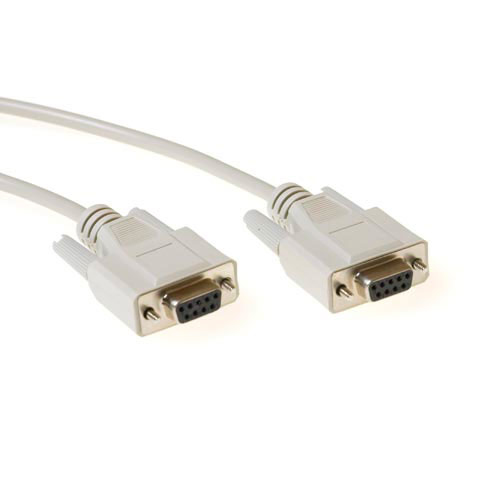 CABLE NULL MODEM DB9H-DB9H MOL