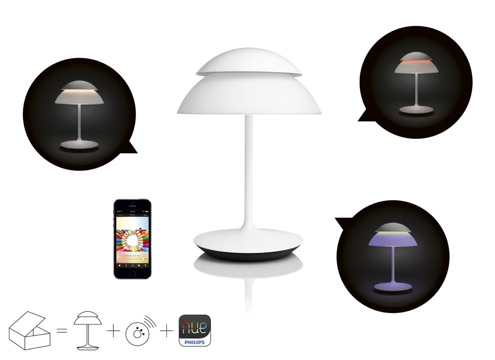 Philips by Signify Philips Hue White and colour ambience Table lamp 7121231PU