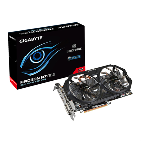 GIGABYTE GV-R7265WF2OC-2GD graphics card AMD Radeon R7 265