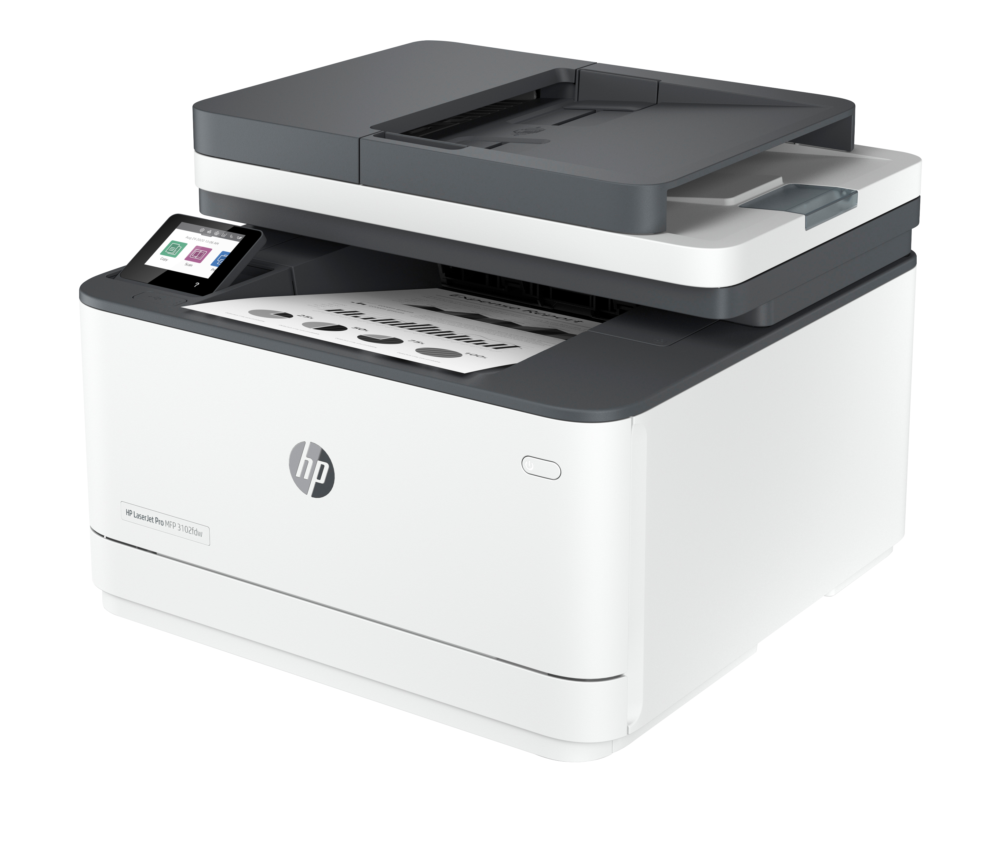MFP HP LASER PRO LJ-3102fdw A4 33PPM 250FF DUPLEX ADF LAN USB WiFi - Miniatura 2