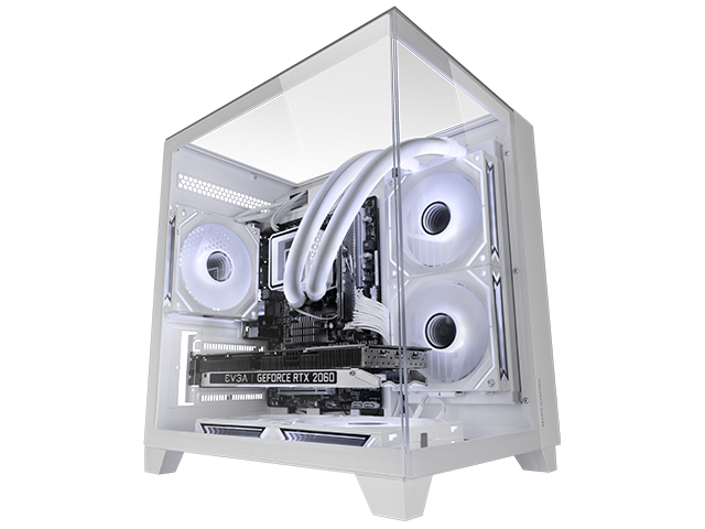 Mars Gaming MC-3CMW Mini Tower White – image 2