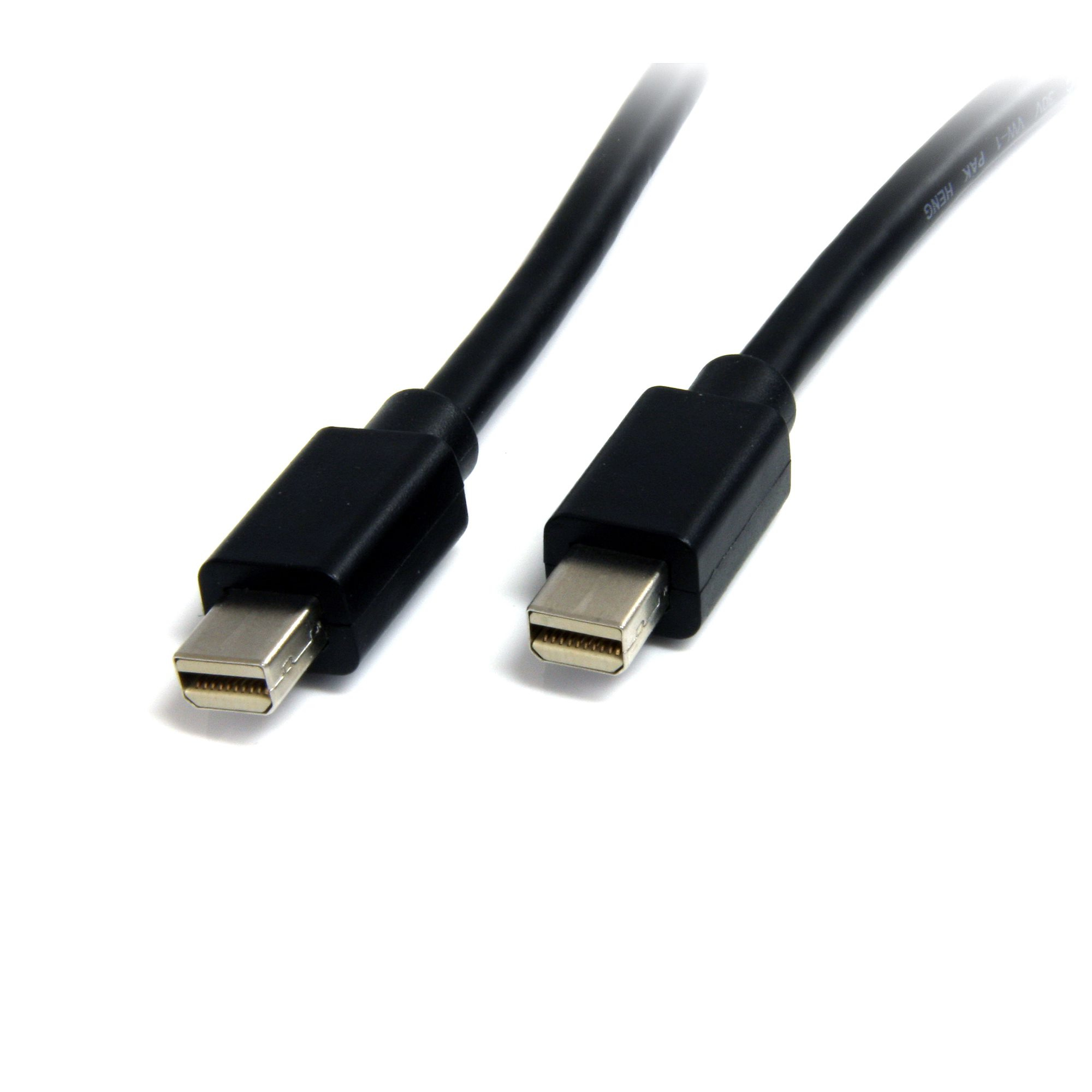 StarTech.com 2m Mini DisplayPort 1.2 Cable M/M Mini DisplayPort 4k - DisplayPort cable - Mini DisplayPort (M) to Mini DisplayPort (M) - 2 m - black