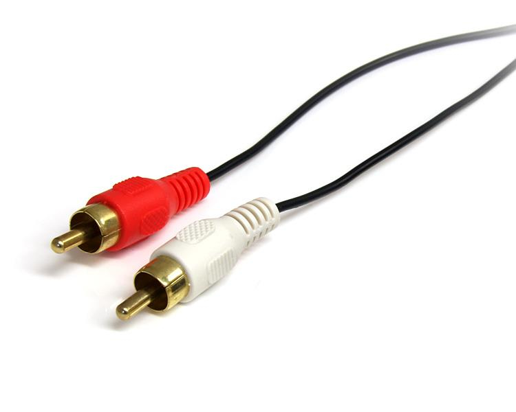 Detalle del StarTech.com Cable Adaptador de Mini-Jack a RCA