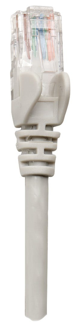 INTELLINET Patchkabel RJ45 U/UTP Cat6 10m   Hebelschutz grau