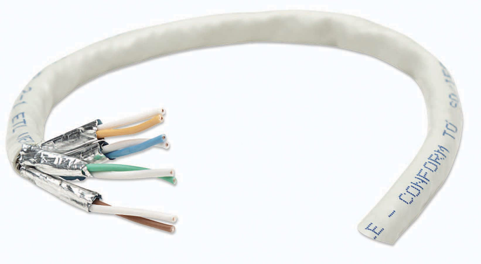 INTELLINET Installationskabel AWG 23 S/FTP 305m Box    grau