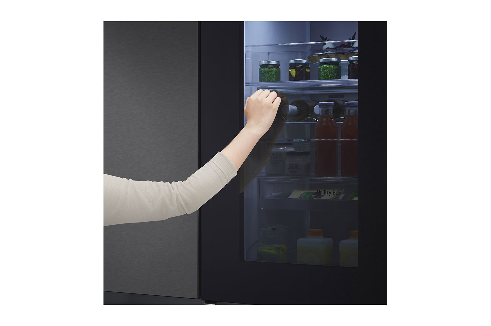 LG GSQV90MCAE side-by-side refrigerator Freestanding – image 9