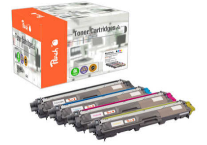 Peach 112156 toner cartridge 4 pc(s) Compatible Black, Cyan, Magenta, Yellow