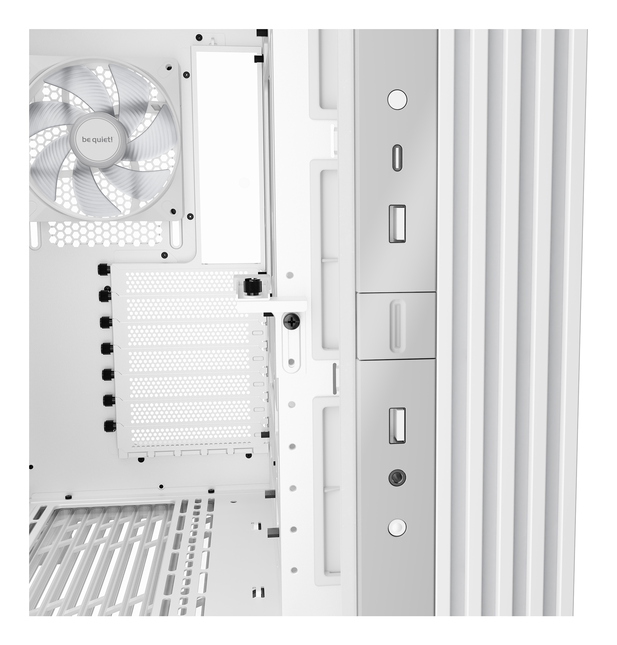 Gabinete Gamer be quiet! LIGHT BASE 600 LX White - Media Torre - ATX/M-ATX/Mini-ATX - 4 Ventiladores - Panel Lateral - Blanco - BGW68 Gabinete Gamer be quiet! LIGHT BASE 600 LX White - Media Torre - ATX/M-ATX/Mini-ATX - 4 Ventiladores - Panel Lateral - Blanco - BGW68