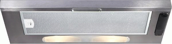 CDA CTE6SS cooker hood Built-under Stainless steel 220 m³/h – image 2