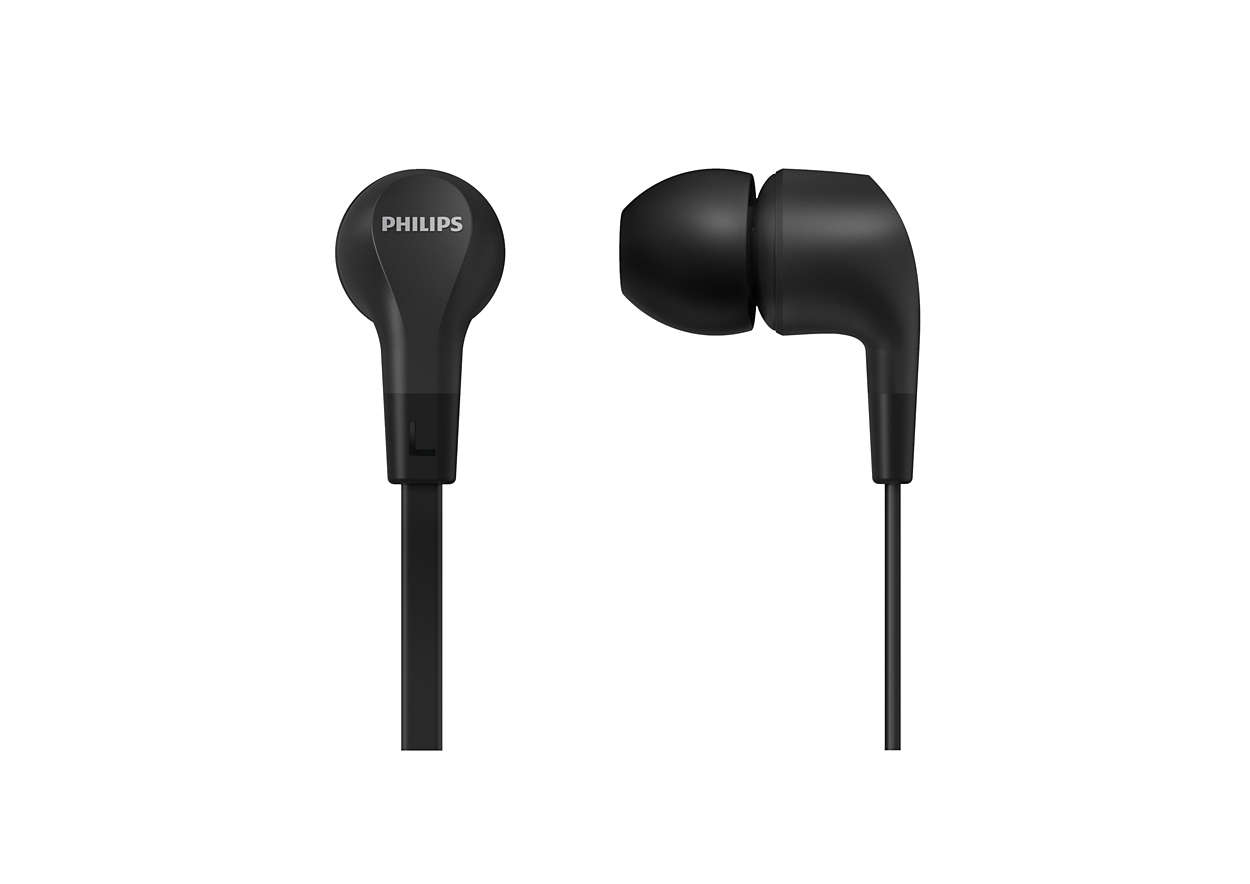 Philips TAE1105BK/00 headphones/headset Wired In-ear Calls/Music Black – image 2