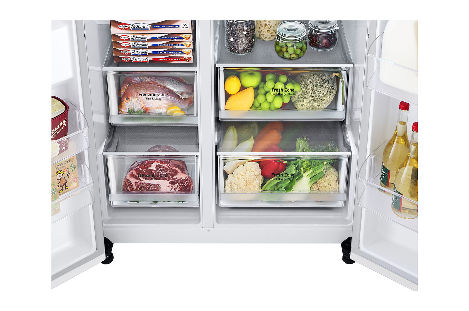 LG GSLV70SWTF side-by-side refrigerator Freestanding – image 9