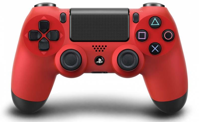 Sony Interactive Entertainment AC-DS4R Gaming Controller Red Gamepad Analogue / Digital PlayStation 4