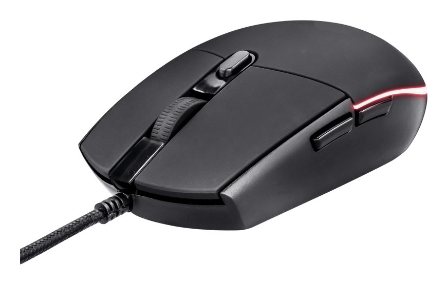 Trust 24604 keyboard Mouse included Gaming USB QWERTY Greek Black – image 2