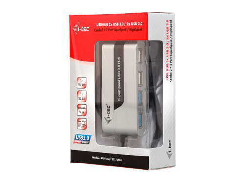 i-tec USB3HUB interface hub 5000 Mbit/s Grey – image 3