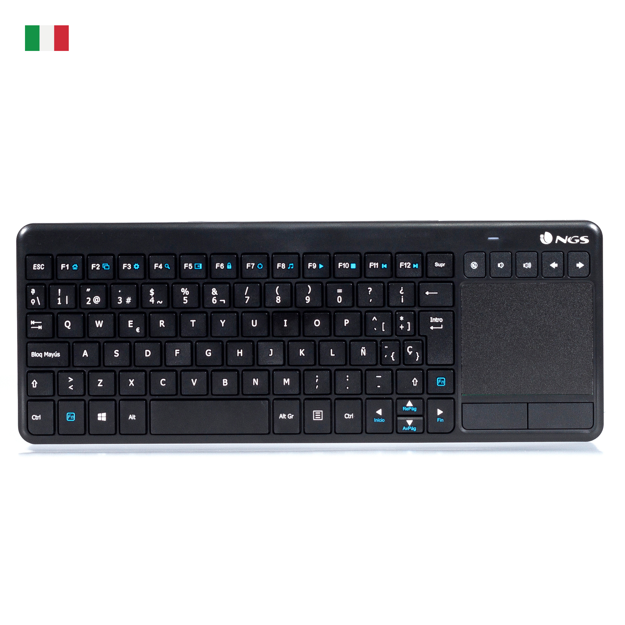 NGS TV Warrior, QWERTY, IT