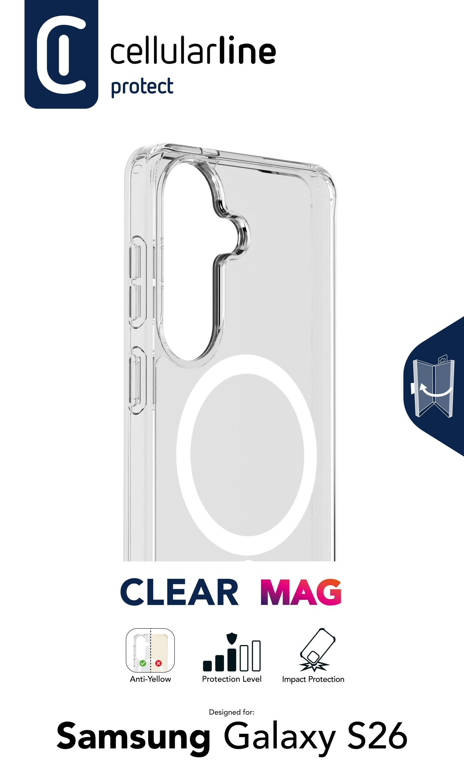 Cellularline CLEAR MAG - GALAXY S26 – image 8