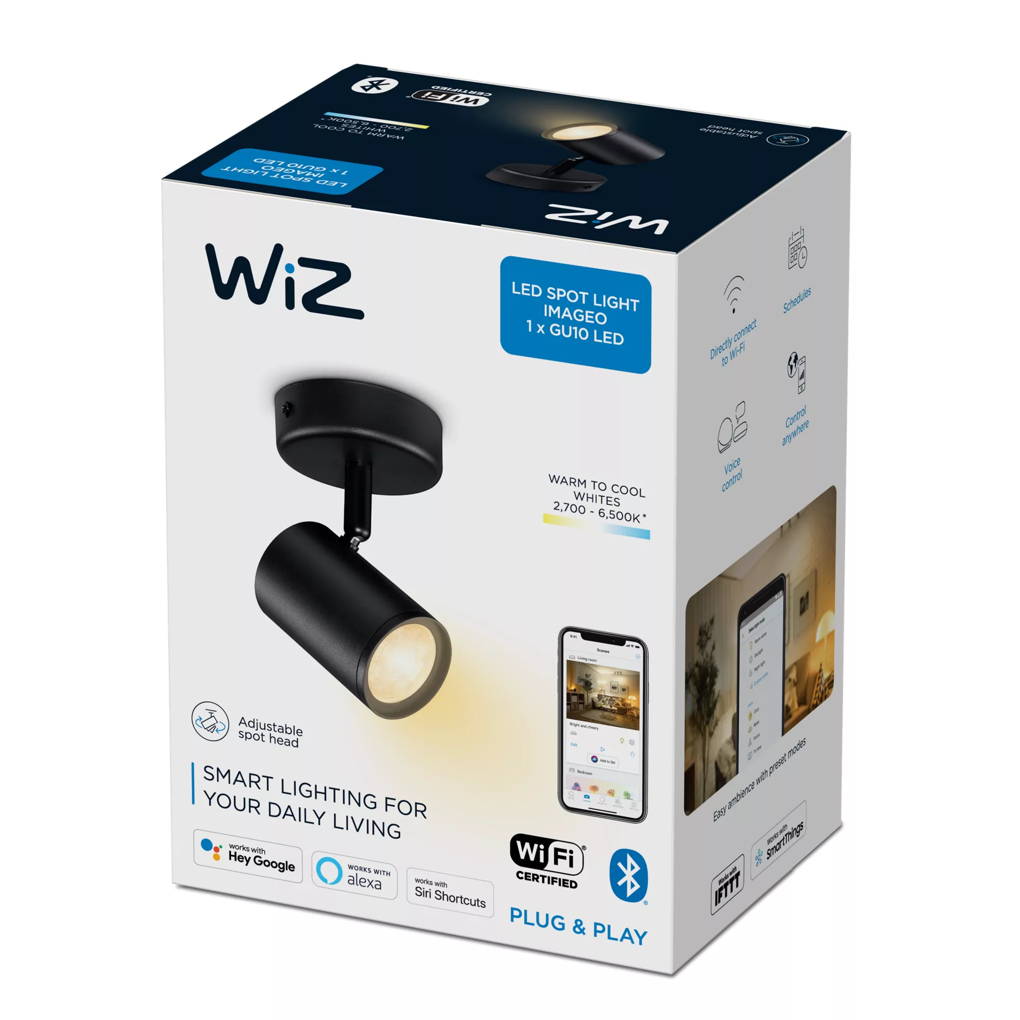 WiZ IMAGEO 1x adjustable spotlight – image 2