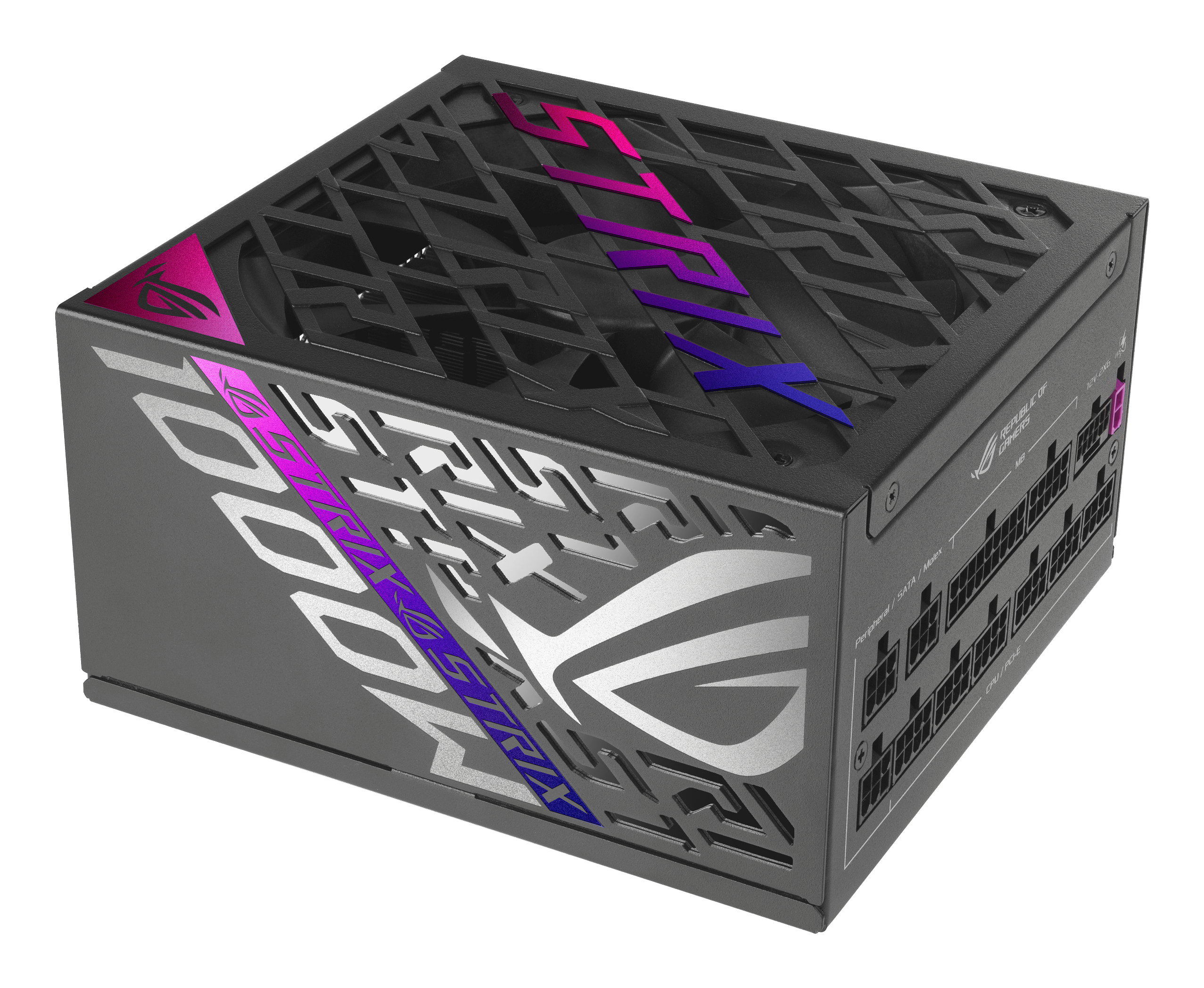 Fuente Alimentación 1000W Asus ROG STRIX-1000P-GAMING 80 PLUS Platinum Fully-Modular Black,Silver