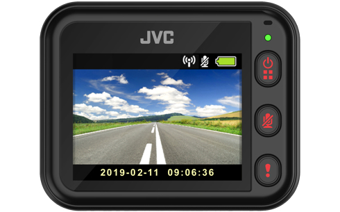 JVC GC-DR10-E dashcam Full HD Wi-Fi Battery, USB Black – image 2