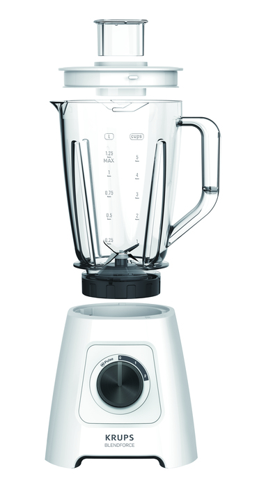 Krups KB4201 1.25 L Tabletop blender 600 W Grey, White – image 4