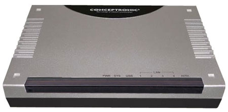 Conceptronic ADSL sharing point