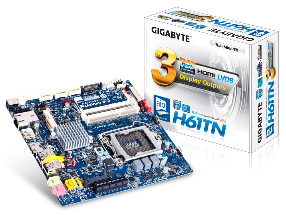 GIGABYTE GA-H61TN motherboard Intel® H61 LGA 1155 (Socket H2) mini ITX – image 3