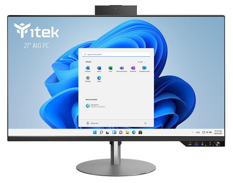 itek AIO Barebone - 27" FHD- H610- 2xDDR4- …