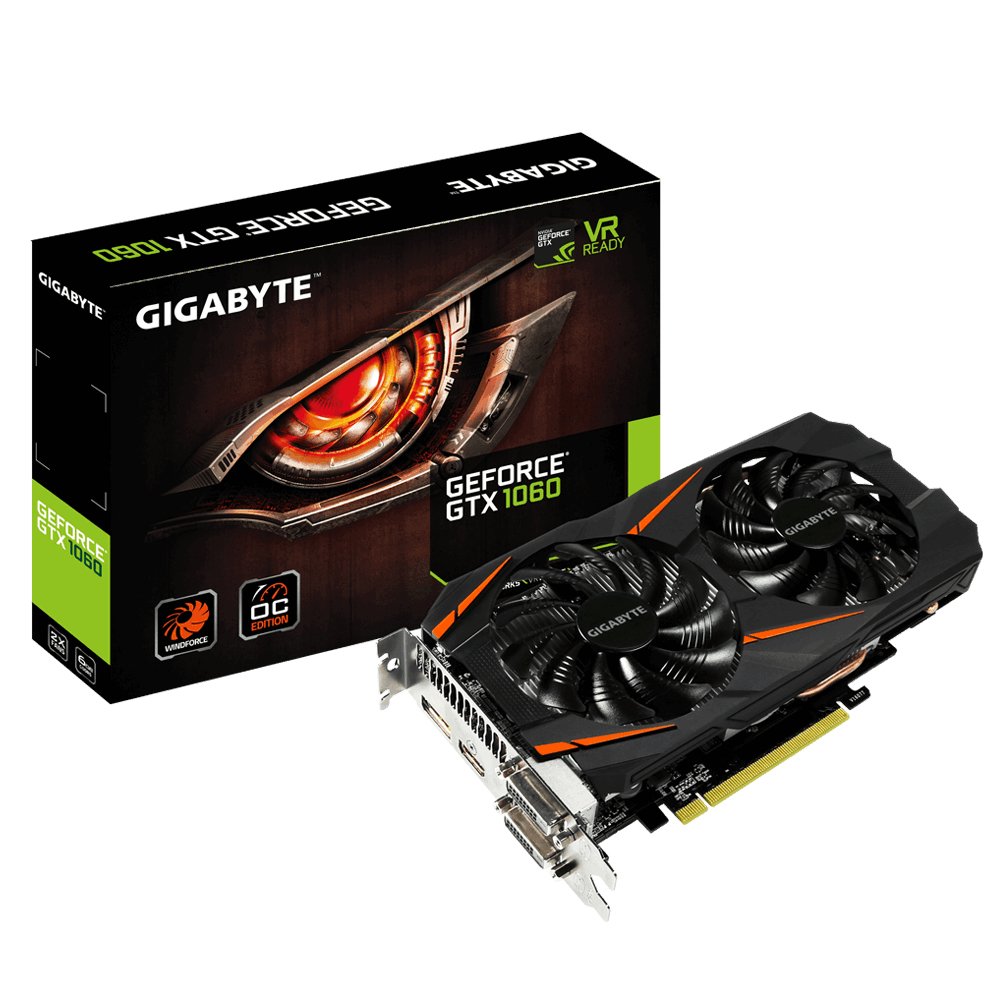 GIGABYTE GeForce GTX 1060 Windforce OC 6G