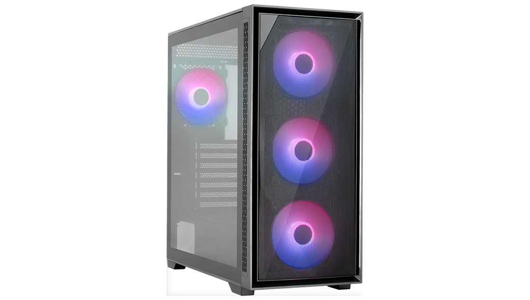Aerocool Geoflow Midi Tower Black