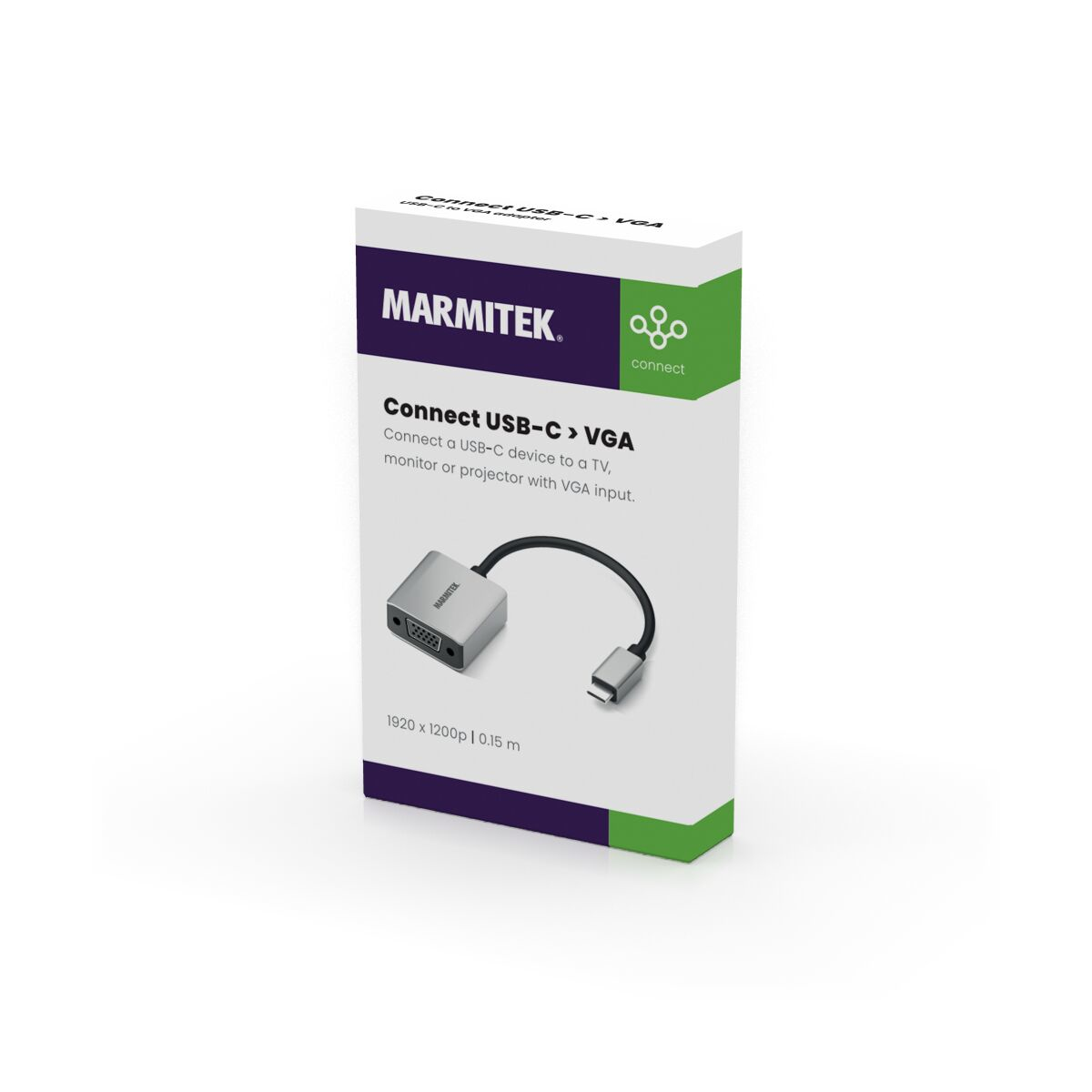 Marmitek Connect USB C to VGA - USB-C to VGA adapter – image 6