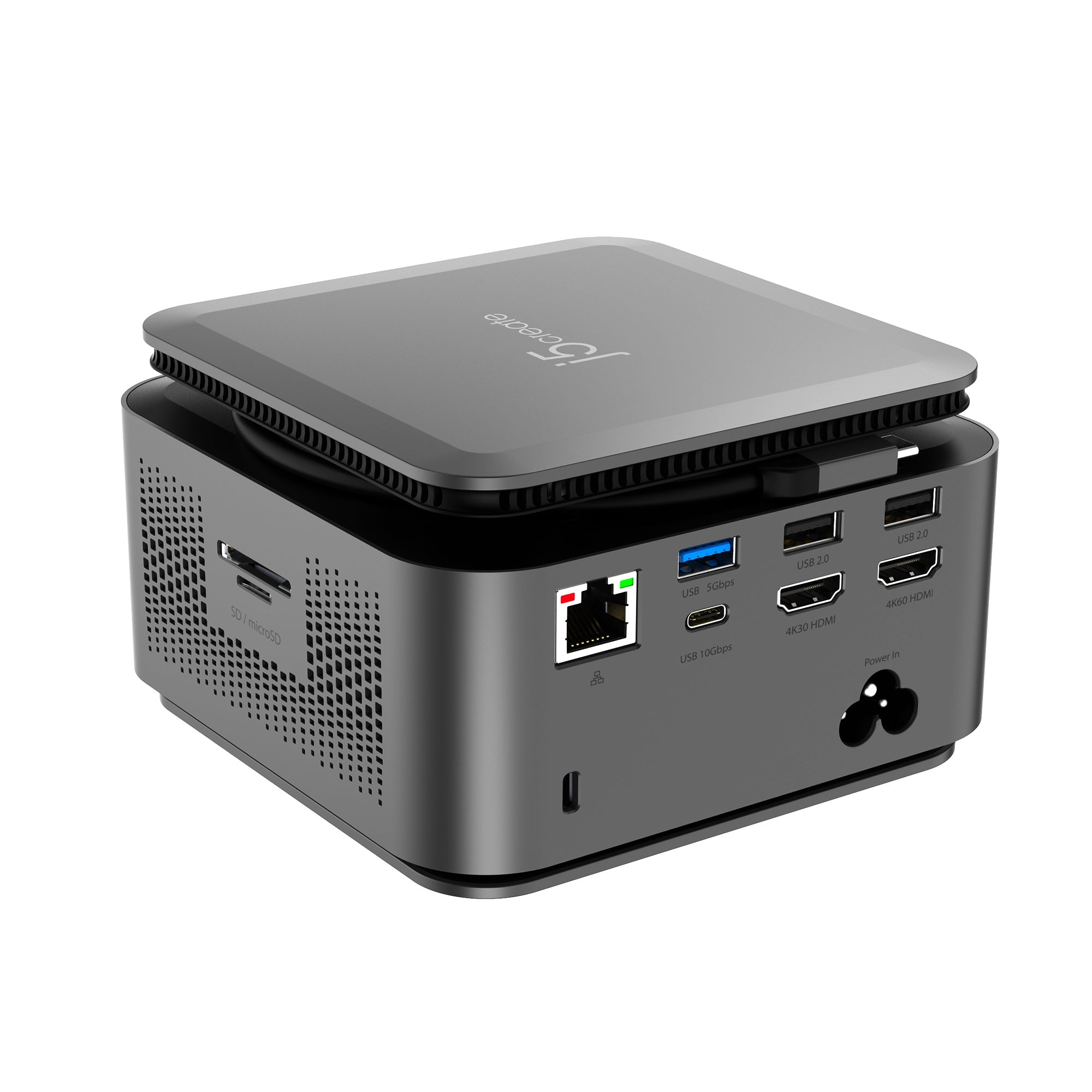 j5create JCDP4140 mobile device dock station Universal Grey – image 3