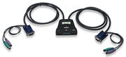 Intellinet 2-Port Mini KVM Switch – image 1