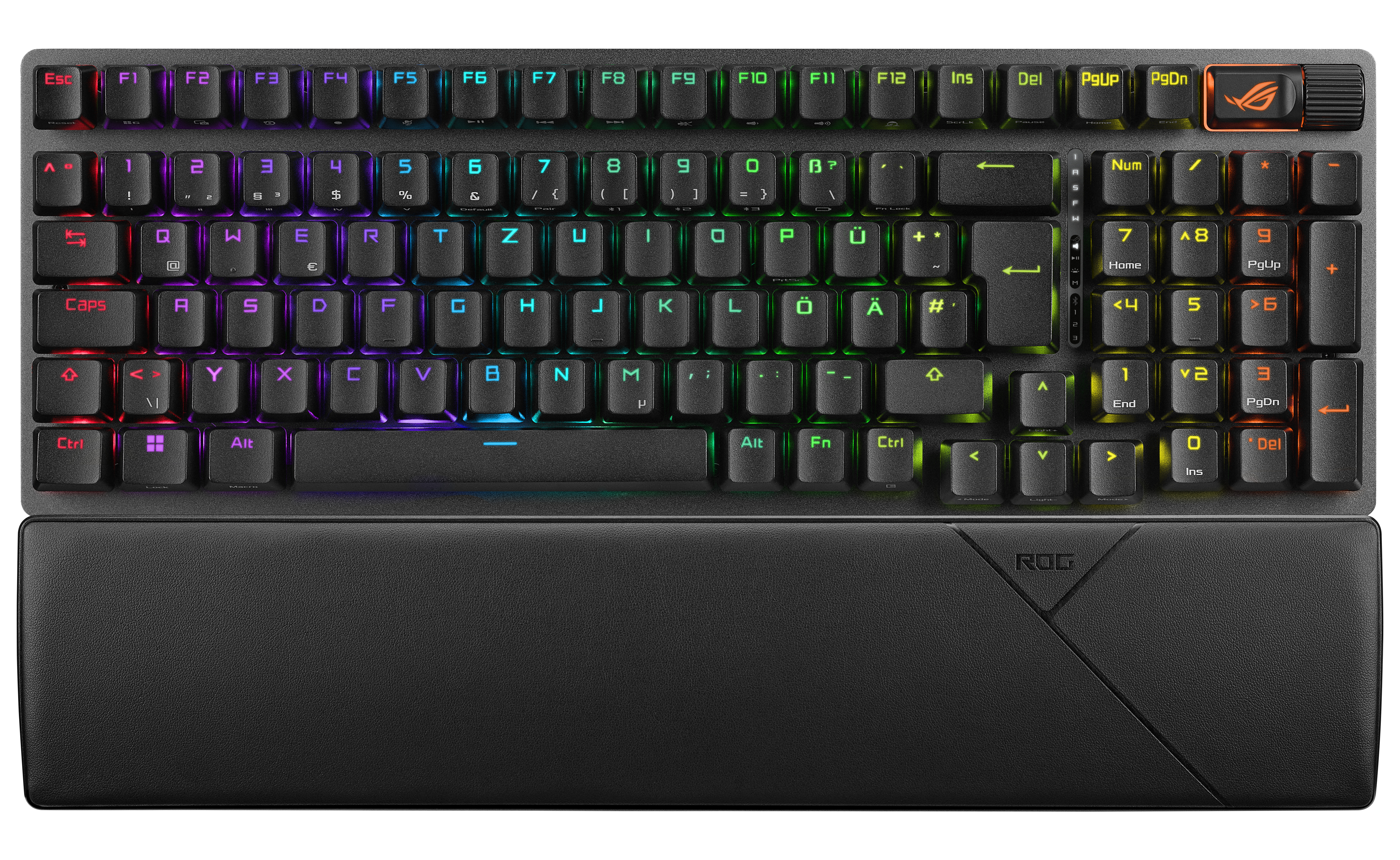 ASUS ROG Strix Scope II 96 wireless tastiera Giocare USB + RF Wireless + Bluetooth QWERTZ Svizzere Nero
