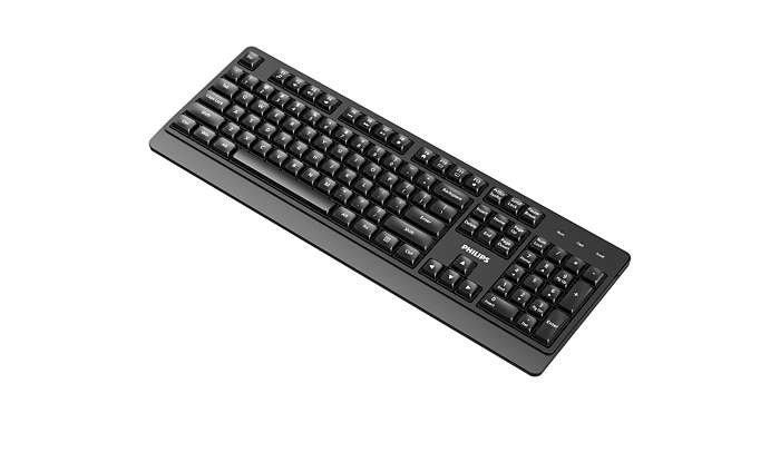 Philips 3000 series SPK6347B/93 keyboard Office RF Wireless QWERTY English Black – image 2